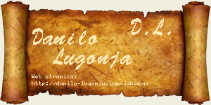 Danilo Lugonja vizit kartica